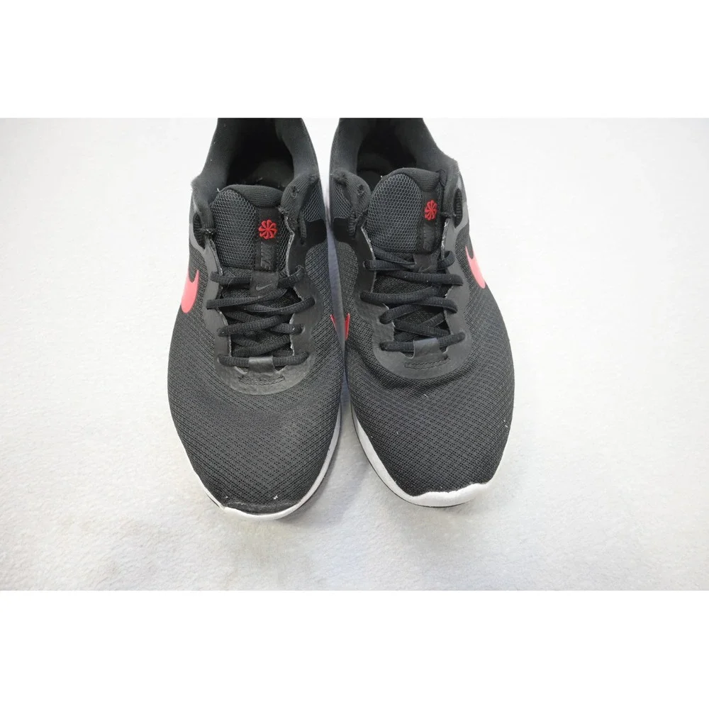 Nike Revolution 6 Next Nature Mens Size 9.5 Black Red DC3728-005 Running Shoe‎